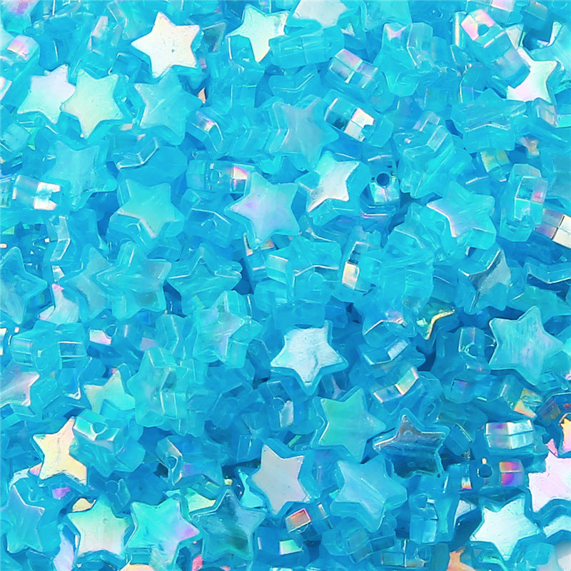 Wholesale 100PCS Five Point Star Acrylic Beads